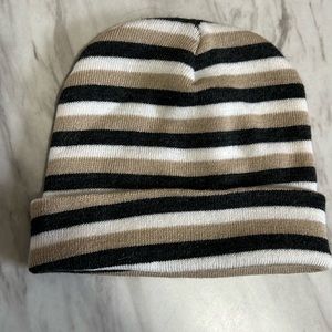 Striped winter hat